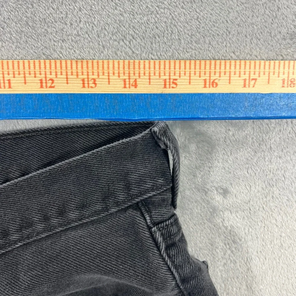 LEVI'S 550 Relaxed Fit Jeans Mens 32x30 Washed Black Bleach Stain Tapered 2016